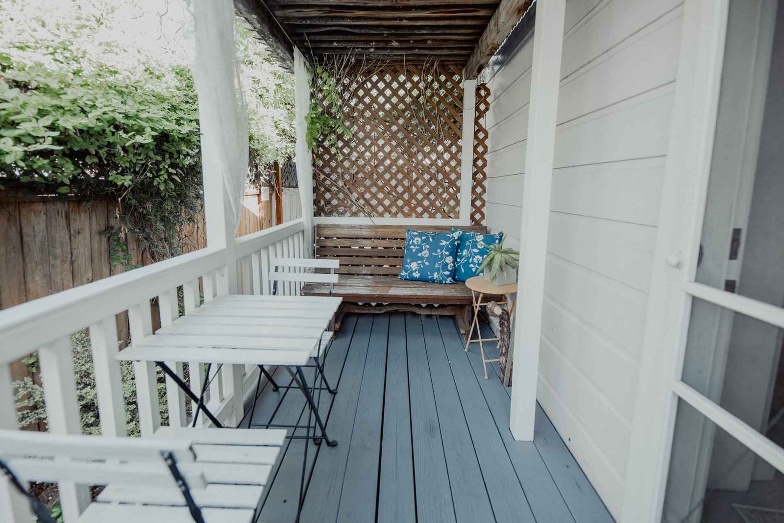 wisteria suite private porch